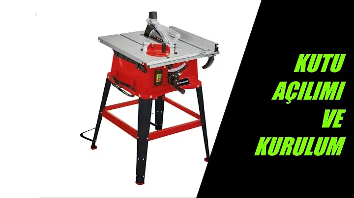 Einhell Tc-Ts 254 Eco Tezgah Testere Kutu açılışı ve kurulumu 2021(Einhell Tc-Ts 254 Eco Review)