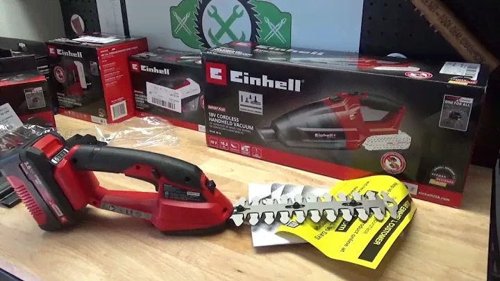 Einhell GE-CG 18 Li Solo Power X-Change Cordless Grass And Shrub Shears Supplied