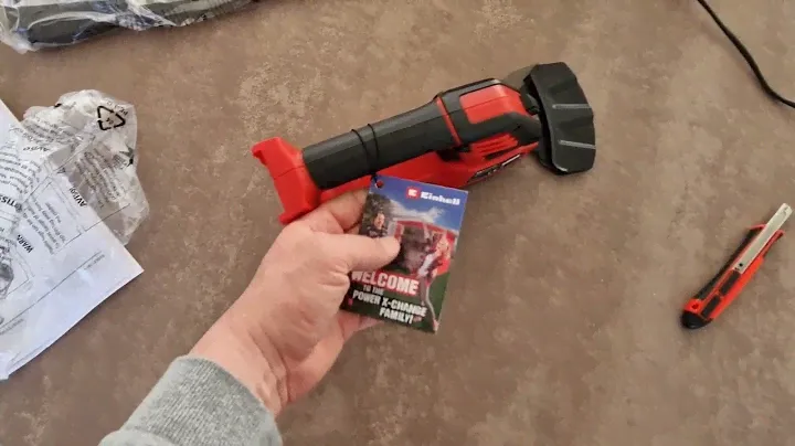 Einhell GE-CG 18 Li-Solo unboxing