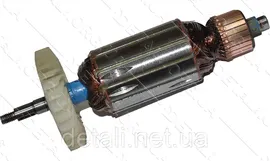 Якорь болгарка Einhell 125 / Odwerk (Одверк) 125, Defiant 125; 950W (167*40 шпонка 8мм)